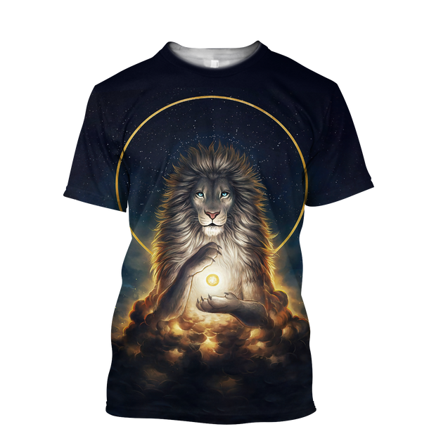 Magical Lion God 3D All Over Printed Shirt for Men and Women