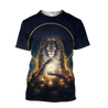 Magical Lion God 3D All Over Printed Shirt for Men and Women