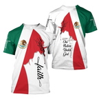 One Nation Under God Mexican Jesus 3D All Over Printed Shirts DQB10092002