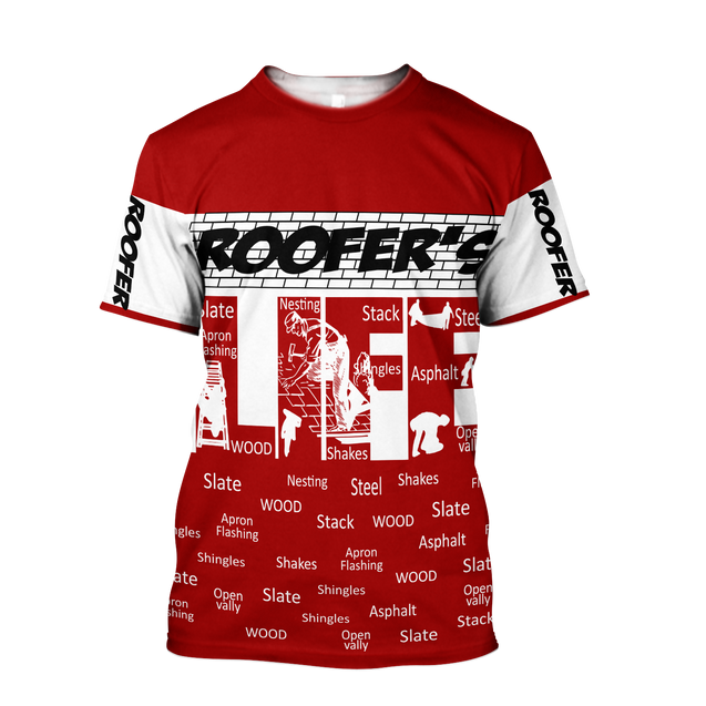 Hard Roofers 3D All Over Printed Shirts