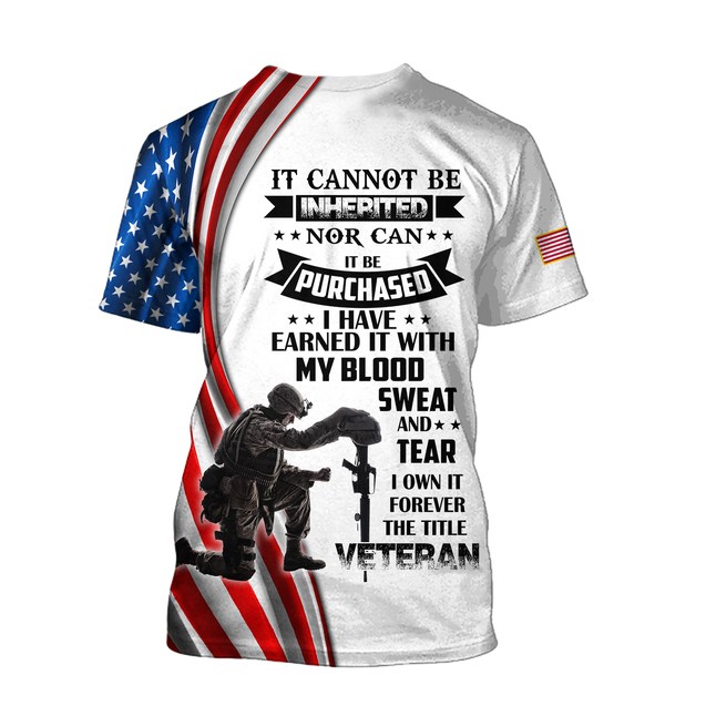 I Own It Forever The Title Veteran US Veteran 3D All Over Printed Shirts For Men and Women DQB09162002S