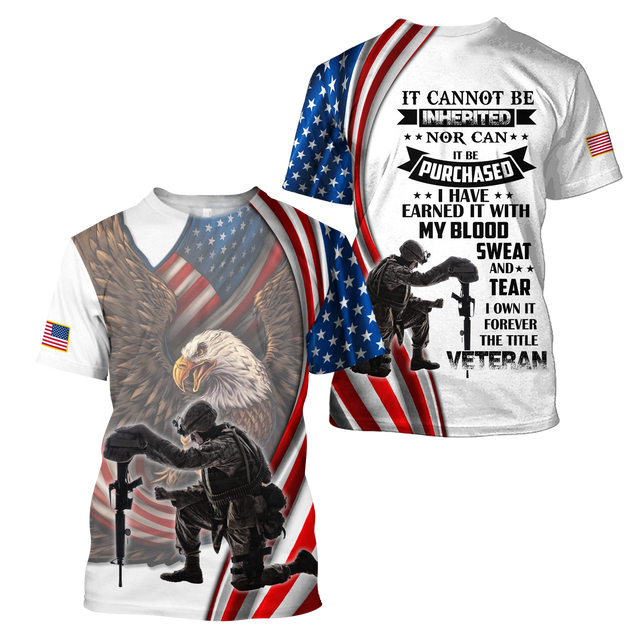 I Own It Forever The Title Veteran US Veteran 3D All Over Printed Shirts For Men and Women DQB09162002S