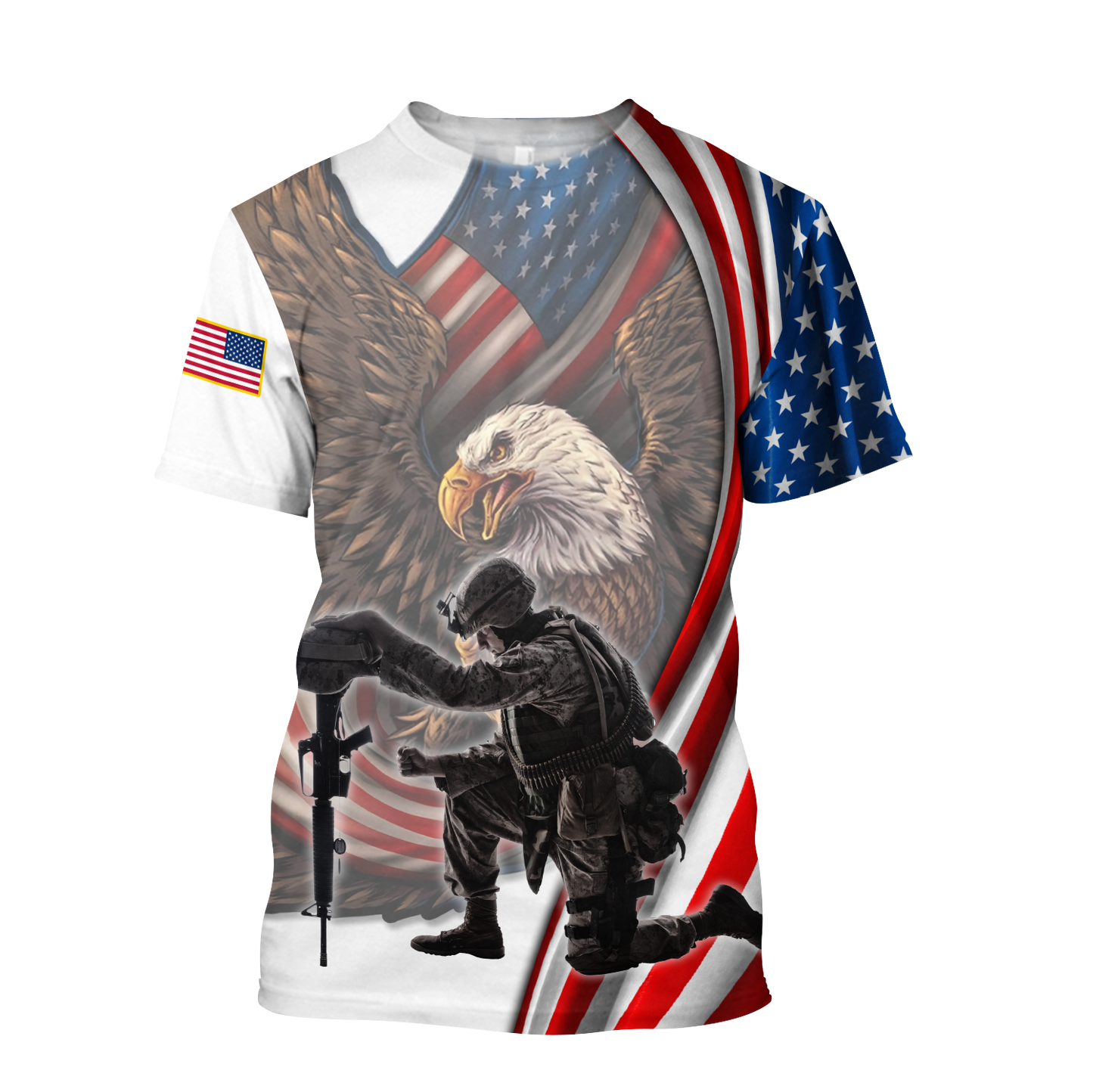 If You Haven't Risked Coming Home Under A Flag US Veteran 3D All Over Printed Shirts For Men and Women