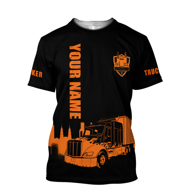 3D Trucker Customized Name HVT02112002 Unisex Shirts