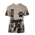 3D Unisex Shirts Pit Bull Rescue HVT03112003