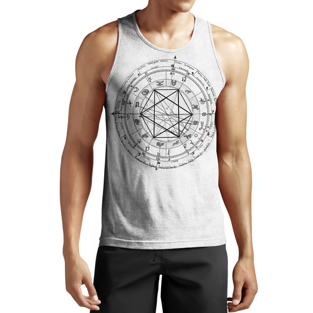 Alchemy Birth Chart 3D All Over Printed Shirts Hoodie JJ160302-Apparel-MP-Tank Top-S-Vibe Cosy™