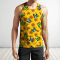 3D All Over Printing Butterfly Garden And Sunflowers Hoodie-Apparel-Phaethon-Tank Top-S-Vibe Cosy™