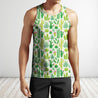 3D All Over Printing Green Cacti And Flower Hoodie-Apparel-NTH-Tank Top-S-Vibe Cosy™