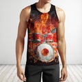 3D All Over Print Drum Shirts HG-Apparel-HG-Tank Top-S-Vibe Cosy™