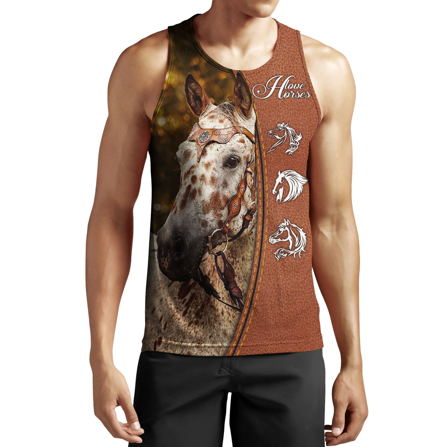 Appaloosa Horse 3D All Over Printed Shirts JJ070503-Apparel-TA-Tank Top-S-Vibe Cosy™