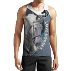 Love Horse 3D All Over Printed Shirts JJ240406-Apparel-TA-Tank Top-S-Vibe Cosy™