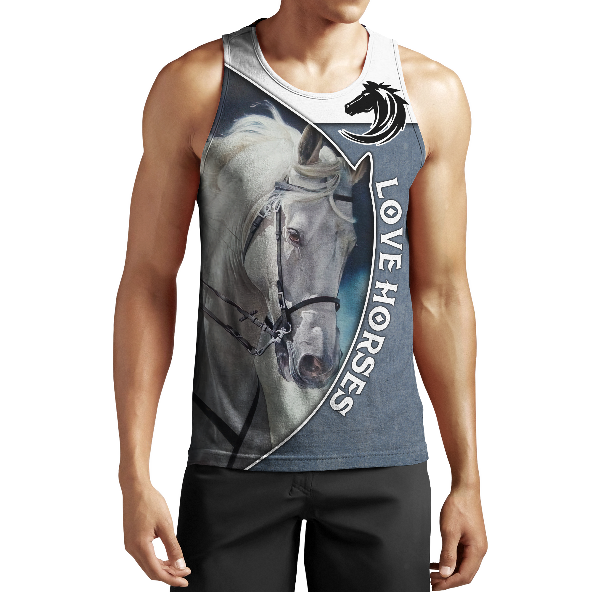 Love Horse 3D All Over Printed Shirts JJ240406-Apparel-TA-Tank Top-S-Vibe Cosy™
