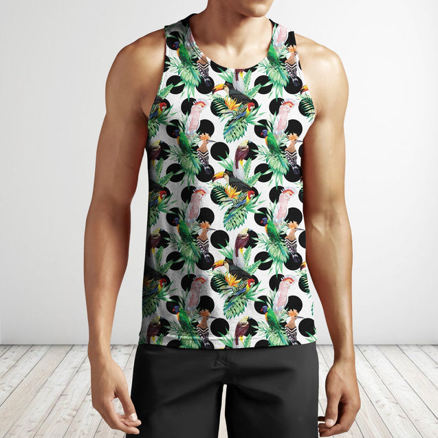 3D All Over Printing Major Mitchell’s Cockatoo Parrot Shirt-Apparel-Phaethon-Tank Top-S-Vibe Cosy™