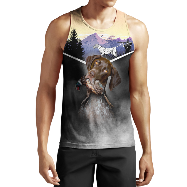 Pheasant Hunting 3D All Over Printed Shirts For Men And Women JJ090102-Apparel-MP-Tank Top-S-Vibe Cosy™