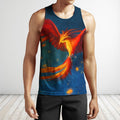Fire Beast Phoenix 3D All Over Printing-Apparel-Phaethon-Tank Top-S-Vibe Cosy™