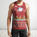 3D All Over Print Red Horse Shirts-Apparel-Phaethon-Tank Top-S-Vibe Cosy™