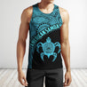 American Samoa Polynesian Hoodie - Blue-Apparel-Phaethon-Tank Top-S-Vibe Cosy™