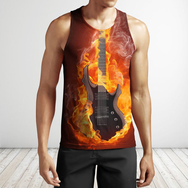 3D All Over Print Guitar Shirts HG-Apparel-HG-Tank Top-S-Vibe Cosy™