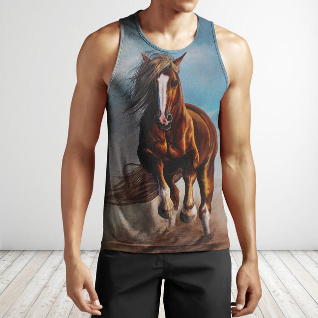 All Over Print Run Horse Pop Art-Apparel-Phaethon-Tank Top-S-Vibe Cosy™