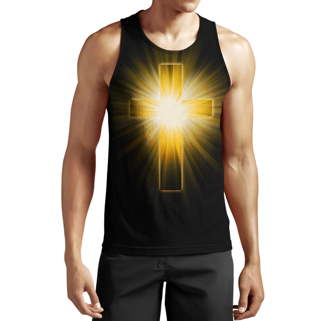 Easter God Jesus One Nation Under God 3D All Over Printed Shirt Hoodie JJ020402-Apparel-MP-Tanktop-S-Vibe Cosy™