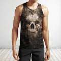 3D All Over Print Quake Skull Lockscreen Shirts-Apparel-Phaethon-Tank Top-S-Vibe Cosy™