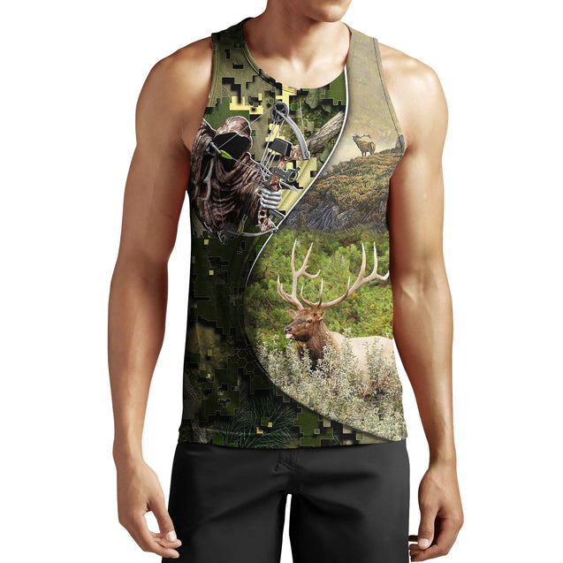 Dear hunting camo 3D all over printed shirts for men and women JJ261201 PL-Apparel-PL8386-Tanktop-S-Vibe Cosy™