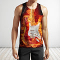 3D All Over Print Fire Guitar Shirts HG-Apparel-HG-Tank Top-S-Vibe Cosy™
