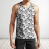 3D All Over Print Skullcap And Sakura Shirts-Apparel-Phaethon-Tank Top-S-Vibe Cosy™