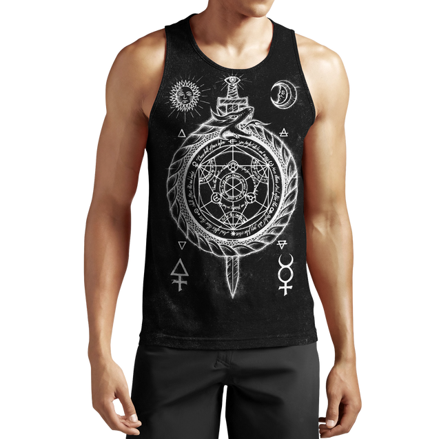 Alchemy 3D All Over Printed Shirts Hoodie JJ030301-Apparel-MP-Tank Top-S-Vibe Cosy™