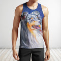 3D All Over Print Shelties Blue Merle Dog Hoodie-Apparel-Phaethon-Tank Top-S-Vibe Cosy™