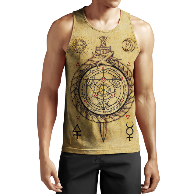 Alchemy 3D All Over Printed Shirts Hoodie JJ020101-Apparel-MP-Tank Top-S-Vibe Cosy™