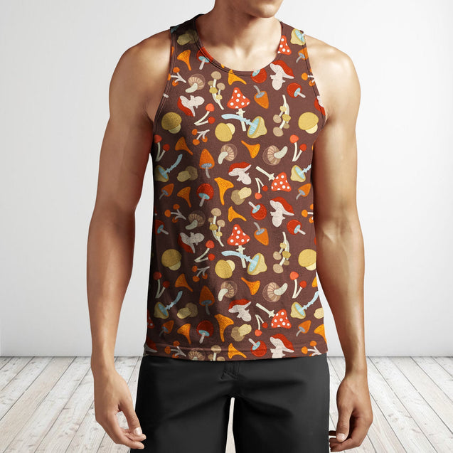 3D All Over Printing Red Mushroom Shirt-Apparel-Phaethon-Tank Top-S-Vibe Cosy™