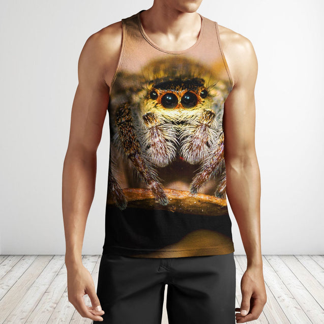 3D All Over Print Spider Hoodie-Apparel-Phaethon-Tank Top-S-Vibe Cosy™