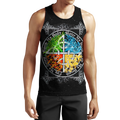 Alchemy Four Elements 3D All Over Printed Shirts Hoodie JJ130103-Apparel-MP-Tank Top-S-Vibe Cosy™