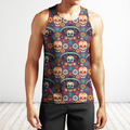 Blusa Bsc Mexican Hat Skull-Apparel-Phaethon-Tank Top-S-Vibe Cosy™