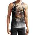 Pheasant Hunting Springer Spaniel 3D All Over Printed Shirts For Men And Women JJ180103-Apparel-MP-Tank Top-S-Vibe Cosy™