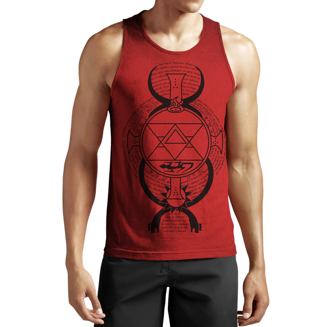 Alchemy 3D All Over Printed Shirts Hoodie JJ030103-Apparel-MP-Tank Top-S-Vibe Cosy™