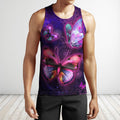 3D All Over Bumble Galaxy Butterfly Hoodie-Apparel-Phaethon-Tank Top-S-Vibe Cosy™