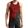 American Samoa Polynesian Hoodie Red Turtle JJ300102 PL-Apparel-PL8386-Tank top-S-Vibe Cosy™