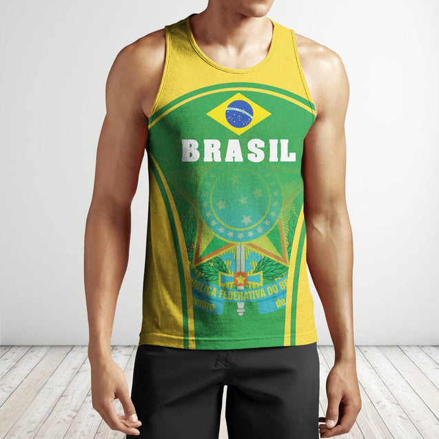 Brasil Hoodie - Sport Style-Apparel-Phaethon-Tank Top-S-Vibe Cosy™