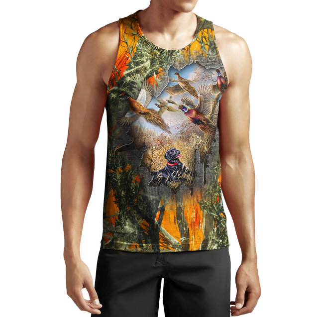 Pheasant Hunting 3D All Over Printed Shirts For Men And Women JJ170102-Apparel-MP-Tank Top-S-Vibe Cosy™