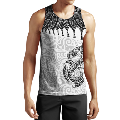 Aotearoa Maori manaia 3d all over printed shirt and short for man and women JJ030201 PL-Apparel-PL8386-Tank top-S-Vibe Cosy™