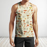 3D All Over Printing White Premium Mushroom Shirt-Apparel-Phaethon-Tank Top-S-Vibe Cosy™