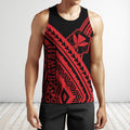 Hawaii Kanaka Polynesian Hoodie - Poly Style Red - AH - J1-ALL OVER PRINT HOODIES (P)-Phaethon-Tank top-S-Vibe Cosy™