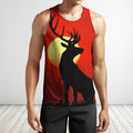 3D All Over Print Deer Sunset Shirts-Apparel-Phaethon-Tank Top-S-Vibe Cosy™