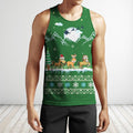 3D All Over Print Green Horse Shirts-Apparel-Phaethon-Tank Top-S-Vibe Cosy™