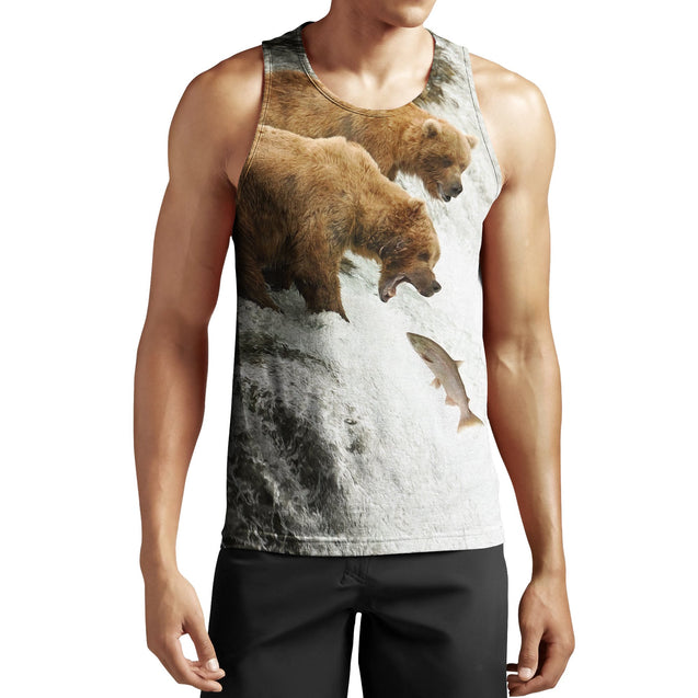 Love bear 3D all over printer shirts for man and women JJ241203 PL-Apparel-PL8386-Tanktop-S-Vibe Cosy™