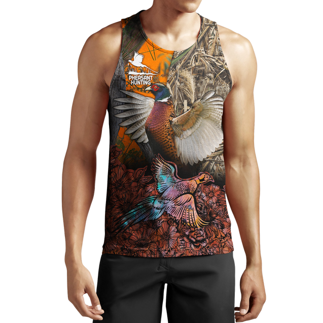 Pheasant Hunting 3D All Over Printed Shirts For Men And Women JJ050203-Apparel-MP-Tank Top-S-Vibe Cosy™