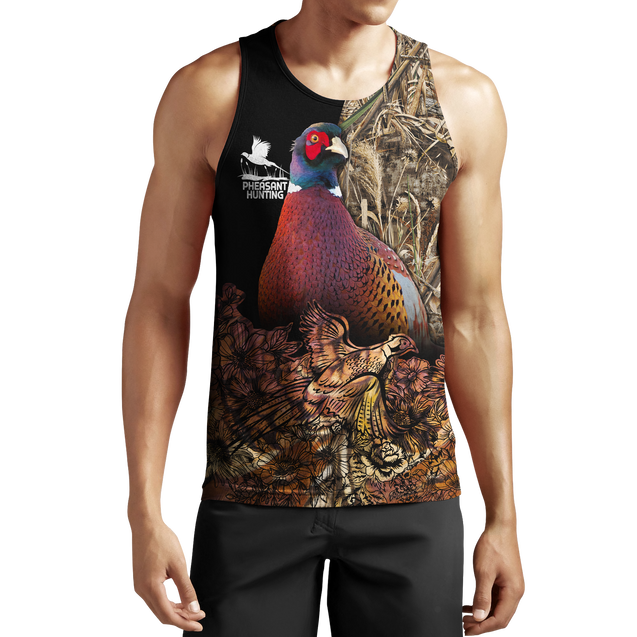 Pheasant Hunting 3D All Over Printed Shirts For Men And Women MP938-Apparel-MP-Tank Top-S-Vibe Cosy™