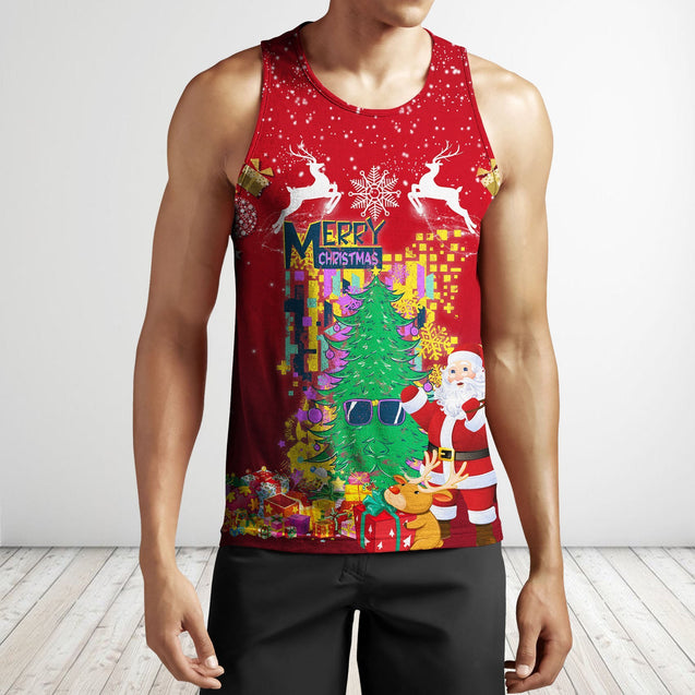 Beautiful 3D Over Printed Christmas Collection HG-JJ12101-Apparel-HG-Men's Tank Top-S-Vibe Cosy™